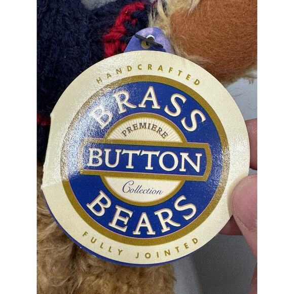 Brass Button Collectibles Premier Tully Bear Of Joy 10” Fully Jointed - Picture 5 of 10